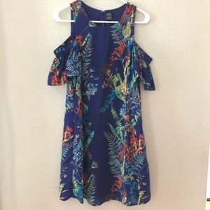 City Streets cold shoulder dress